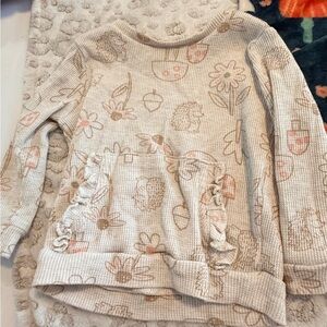 Garanimals Cream Floral Kids Sweater
